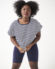 Madison Striped Crew-Neck Tee - thumbnail