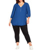 Melia Tiered Zip Front Tunic - thumbnail