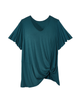 Jasmine Knotted VNeck Tee - thumbnail