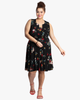 Lyra Belted Fit & Flare Dress  - thumbnail