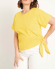 Isabella Tie Side Tee - thumbnail