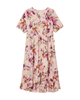 Henderson Short Sleeve Ruffle Detail Faux Wrap Dress - thumbnail