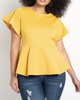Carter Peplum Top - thumbnail