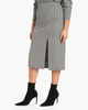 Ali Long Herringbone Pencil Skirt - thumbnail