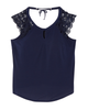 Sarine Crochet Detail Woven Tank - thumbnail