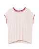 Teresa Scoop Neck Striped Tee - thumbnail
