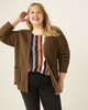 Aubrie Open-Front Sweater Cardigan - thumbnail