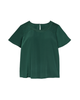 Nora Short Sleeve Embroidered Shoulder Top - thumbnail