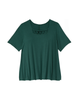 Reese Short Sleeve Cage Neck Tee - thumbnail