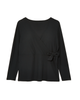Becca Faux-Wrap Knit Top - thumbnail