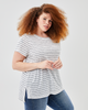 Amanda Striped Tunic Tee - thumbnail