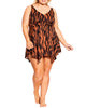 Milana Tiger Print Swim Dress - thumbnail