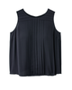 Esmeralda Sleeveless Front Pleat Tank - thumbnail