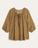 Gabrielle Drawstring Peasant Blouse - thumbnail