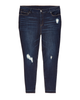Stagg Destructed Ankle Skinny Jean with Released Hem - thumbnail