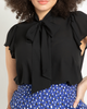 Willow Flutter Sleeve Blouse - thumbnail