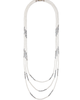 Davonna Layered Pearl Crystal Necklace - thumbnail