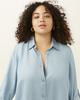 Tabitha Chambray Button-Down Tunic - thumbnail
