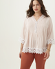 Azalea Crochet-Detailed Peasant Top - thumbnail
