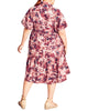 Azaria Puff Sleeve Shirt Dress - thumbnail