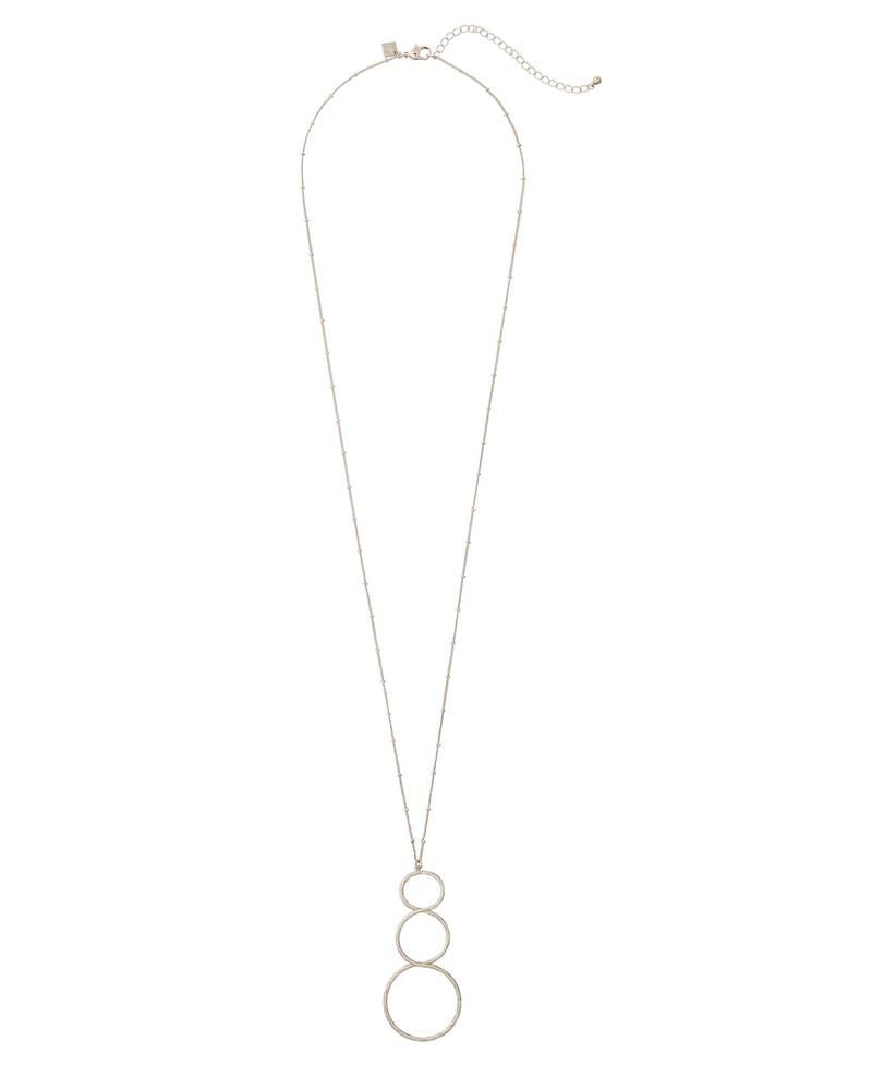 Ashmere Circle Necklace | Silver