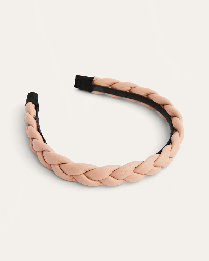 Lina Braided Headband | Pink