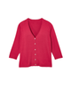 Merritt 3/4 Sleeve V-Neck Cardigan - thumbnail