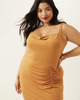 Locasta Cowlneck Ruched Dress - thumbnail