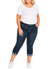 Terri Sequin Cuff Capri - thumbnail