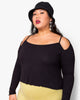 Susan Shoulder-Peek Top - thumbnail
