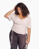 Cora Lace-Up Blouse - thumbnail