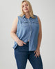 Diana Sleeveless Button-Up Top - thumbnail