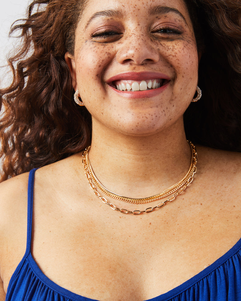 Lydia Gold Layered Necklace | Gold
