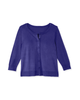 Avery 3/4 Sleeve Crew Neck Cardigan - thumbnail