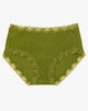 Soft Silk Panties with Contrast Lace - thumbnail