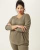 Cathleen Waffle-Knit Sweatshirt - thumbnail