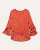 Zinnia Flutter Sleeve Tunic - thumbnail
