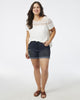 Andrea High-Rise Denim Shorts - thumbnail