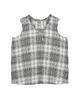 Kay Sleeveless Ruffle Neck Top - thumbnail