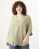 Lillian Rolled Tab-Sleeve Tunic - thumbnail