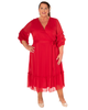 Donna Wrap Midi Dress - thumbnail