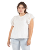 Lexie Flutter Sleeve Shirt - thumbnail