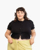 Tessa Ruffled Button-Down Blouse - thumbnail