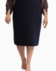 Freesia Scuba Pencil Skirt - thumbnail