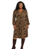 Floral-Print Smocked Midi Dress - thumbnail