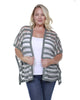 Sheer Striped Cardigan - thumbnail