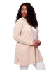 Embroidered Open-Front Cardigan - thumbnail