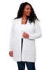 Embroidered Open-Front Cardigan - thumbnail