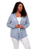 Printed Tie-Front Cardigan - thumbnail