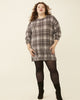 Fiona Crewneck Printed Sweater Dress - thumbnail